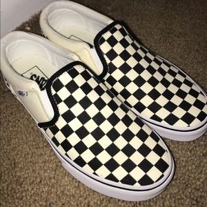 checkered slide on vans NEED GONE ASAP